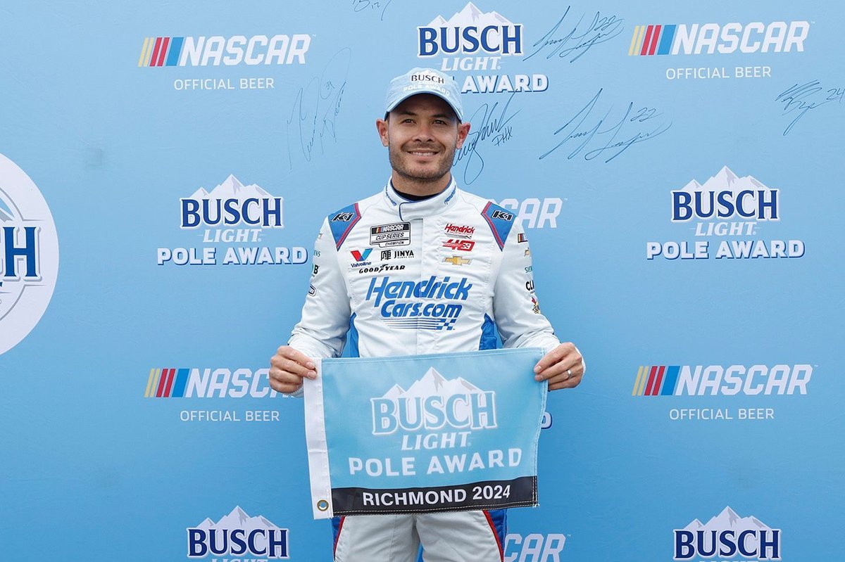 pole sitter kyle larson hendri 2