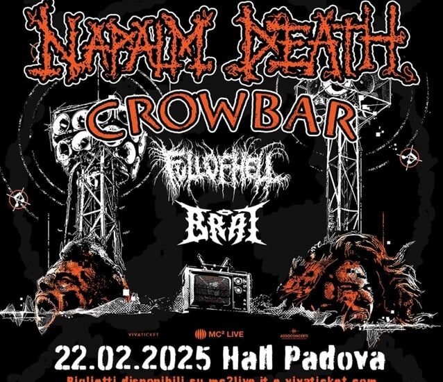 napalmdeathpadova2025poster