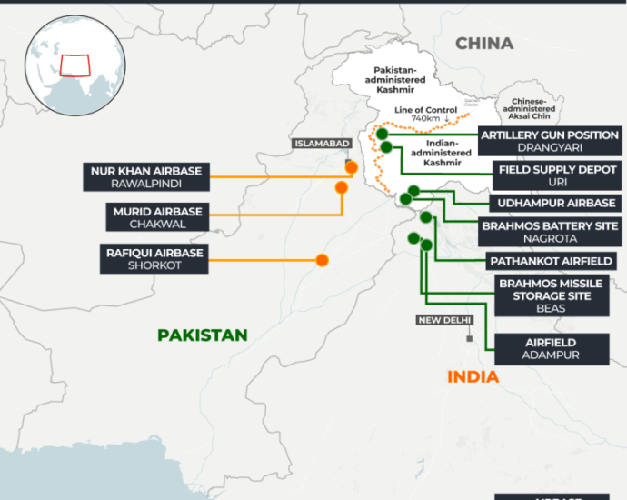INTERACTIVE India Pakistan map May 10 2025 gmt 0830 1746868359