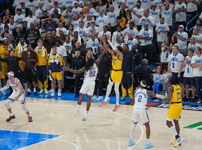 AFP 20250606 2218140883 v2 HighRes 2025NbaFinalsIndianaPacersVOklahomaCityThund 1749195287