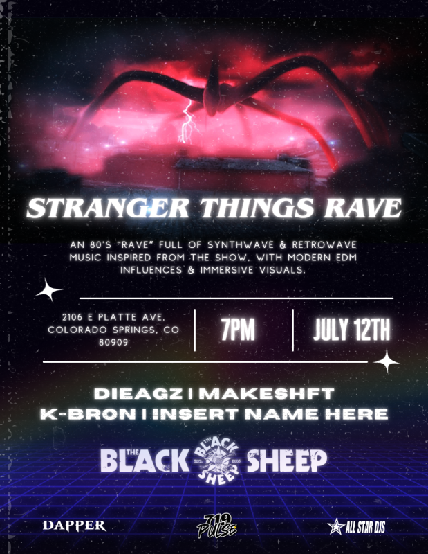 stranger things rave