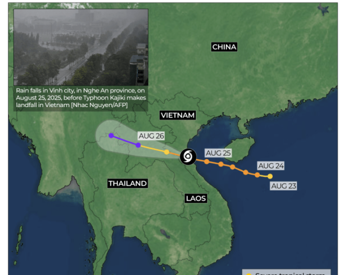 INTERACTIVE Vietnam evacuates ahead of Typhoon Kajiki August 25 2025 1756117019