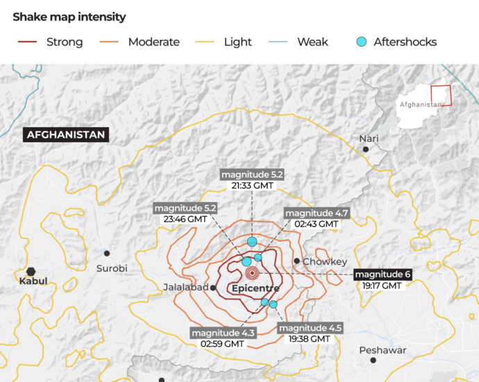 INTERACTIVE AFGHANISTAN EARTHQUAKE September 1 2025 1756714234