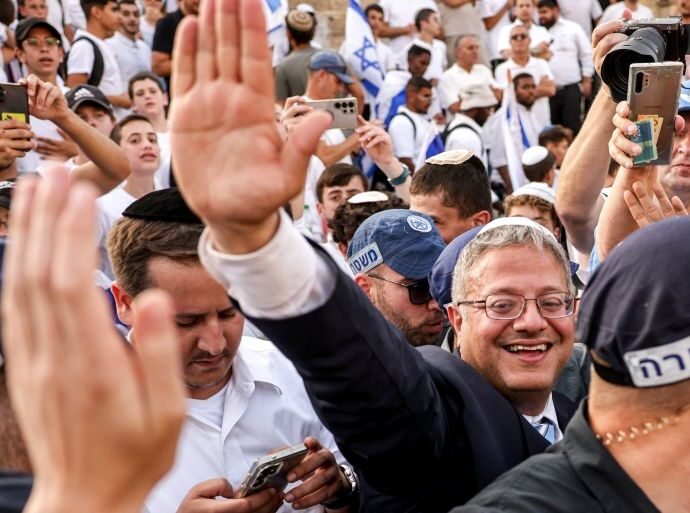 AFP 20250526 487Q6VP v1 HighRes IsraelPalestinianConflictJerusalemDay 1748310111