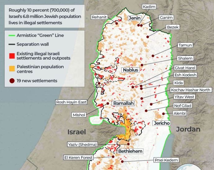 INTERACTIVE Occupied West Bank Israel approves 19 new illegal settlements 1766394958