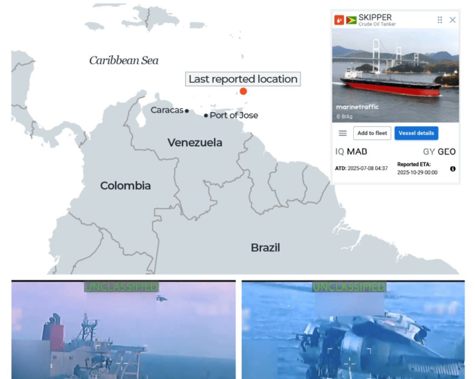INTERACTIVE US seizes oil tanker off Venezuela coast map 1765444506