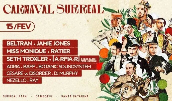 Surreal Park Carnival 2026 Jamie Jones Seth Troxler Miss Monique ARPIAR and More Unite Across Three Stages Lineup