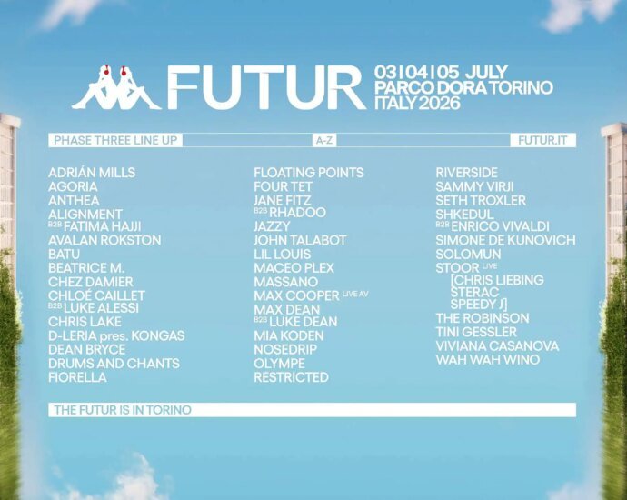 kappa futurfestival 2026 announces final line up phase 3 poster scaled