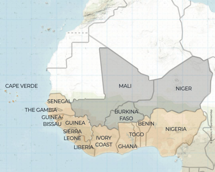 INTERACTIVE ECOWAS member states africa map 2026 1772448218