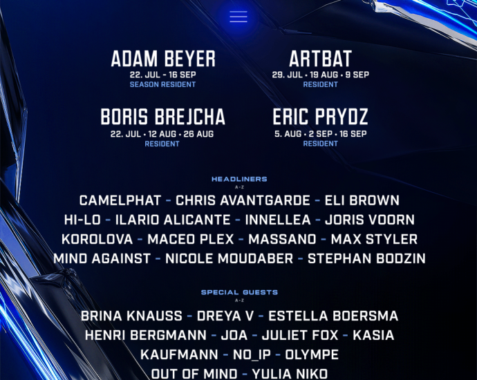 resistance ibiza season 5 lineup amnesia 2026