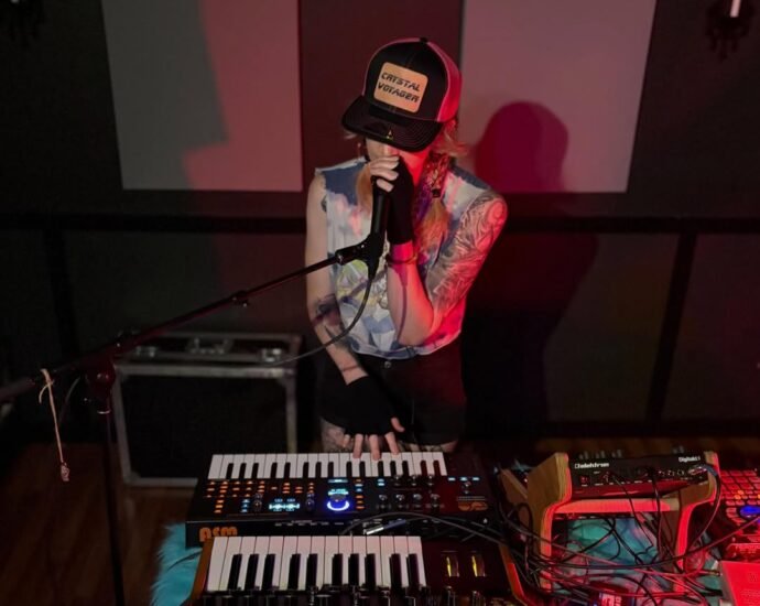 Photos from @crystalvoyagervibes live in studio performance March 20th 2026