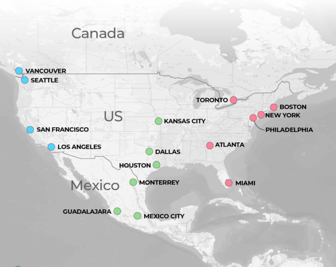 INTERACTIVE Football FIFA Venues of World Cup 2026 1776670771